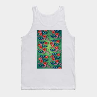 Flowers and Butterflies v1 Tank Top